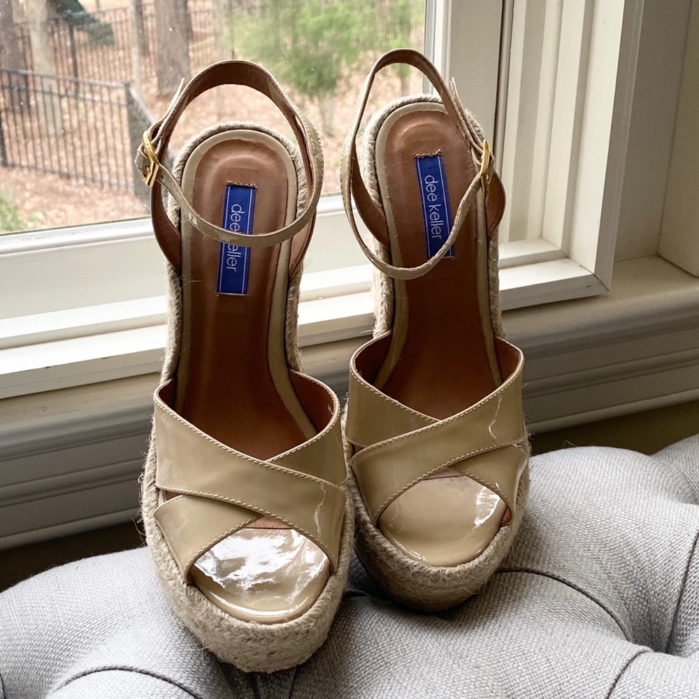 Dee Keller platform espadrille wedge sandals